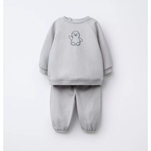 ZARA Baby Sweatshirt and Pants Set 3-6 month
